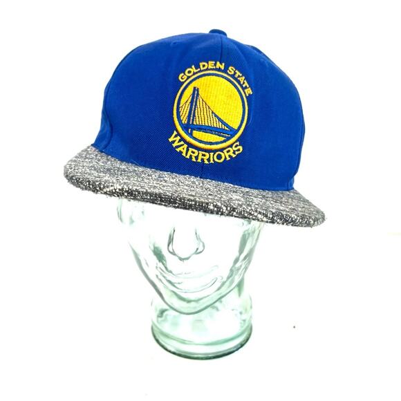 NBA Other - NBA Golden State Warriors Grey Blue SnapBack Mitchell & Ness Hat